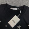ディオール 偽物 星のアルファベット刺繍半袖Tシャツ