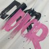 ディオール コピー アルファベット グラフィティプリントカップルタイプ半袖Tシャツ