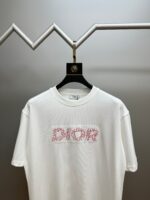 人気新作 ディオール 偽物 刺しゅうカジュアル半袖Tシャツ