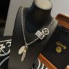 Goro’s（ゴローズ）激安販売 高橋吾郎 コピー トレンドシルバーアクセサリー羽ダブルペンダント定番作