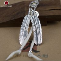 Goro’s（ゴローズ） 高橋吾郎手作 コピー りシルバーアクセサリーgorosプリント台羽根ネックレスセット