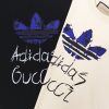 GUCCI (グッチ) 偽物 春夏新作連名クローバーlogeプリントTシャツ 通販