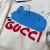 GUCCI (グッチ) コピー 新作ブルー豚豚半袖Tシャツ 通販