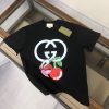 GUCCI (グッチ) 芸能人 偽物 コットン丸首半袖Tシャツ