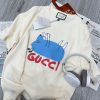 GUCCI (グッチ) コピー 新作ブルー豚豚半袖Tシャツ 通販