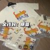 GUCCI (グッチ) スーパーコピー 金豹プリントアルファベットタイプ半袖Tシャツ