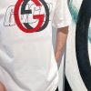 GUCCI (グッチ) スーパーコピー 春夏新作コットン丸首半袖Tシャツ