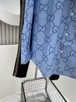 GUCCI (グッチ) 芸能人 偽物 新作純綿プリントシャツ