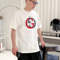 GUCCI (グッチ) スーパーコピー 春夏新作コットン丸首半袖Tシャツ