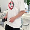 GUCCI (グッチ) スーパーコピー 春夏新作コットン丸首半袖Tシャツ