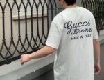 GUCCI (グッチ) コピー フラワー刺繍ラウンドネック半袖 通販