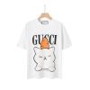 GUCCI (グッチ) 偽物 ウサギプリントカジュアルカップル半袖 通販