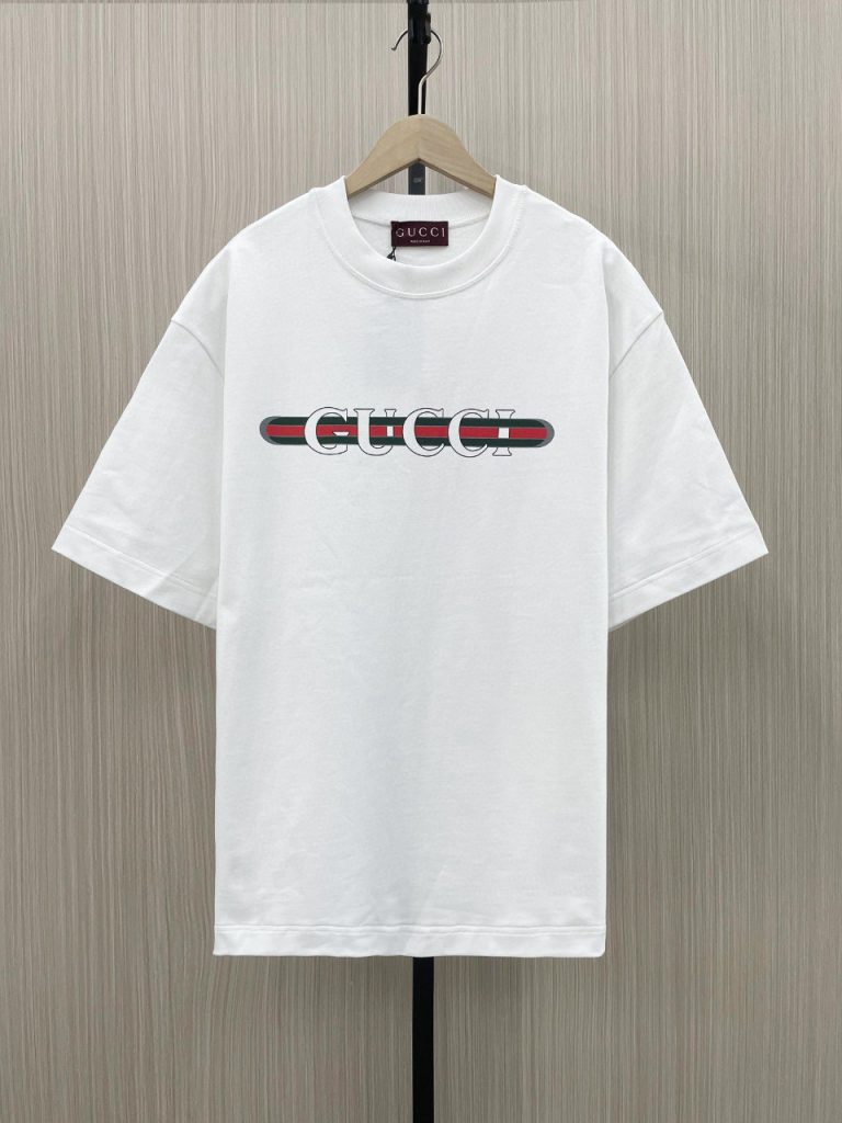 GUCCI (グッチ) スーパーコピー アルファベットプリントおしゃれカジュアルTシャツ 通販
