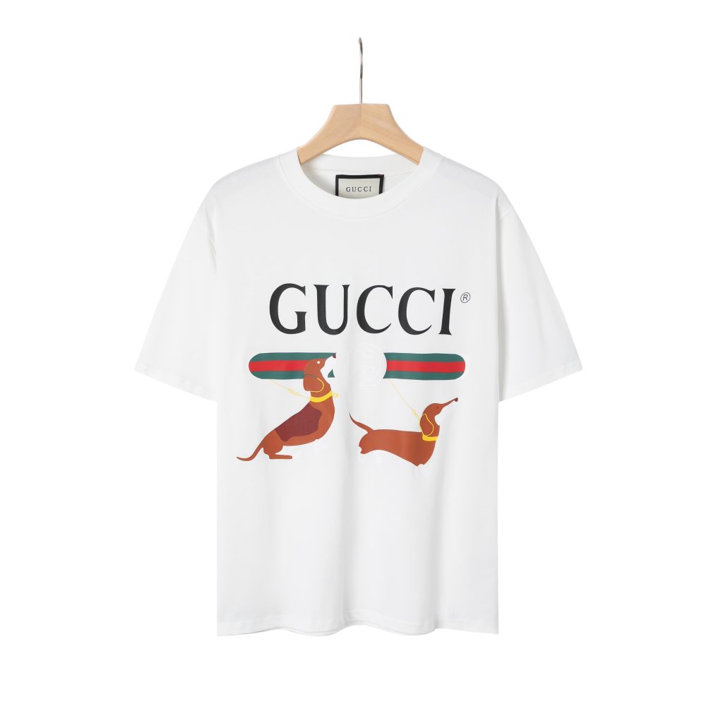 GUCCI (グッチ) 春夏新作子犬プリント最新半袖