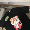 GUCCI (グッチ) 2024春夏 スーパーコピー 最新龍年限定シリーズ半袖Tシャツ 通販