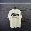 Gucci（グッチ） コピー トレンドアルファベット落書きプリントカジュアル半袖Tシャツ