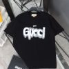 Gucci（グッチ） 芸能人コピー 新作落書きアルファベットロゴラウンドネック半袖Tシャツ 激安通販