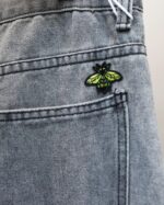 Gucci（グッチ）メンズトレンド 偽物 刺繍ウォッシュ加工微ストレッチストレートジーンズ 激安販売