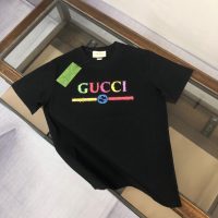 Gucci（グッチ） 2024春夏新作 激安販売 n級品 カラーアルファベットプリントカジュアル半袖Tシャツ