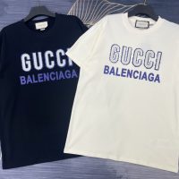 Gucci（グッチ） 激安販売 春夏連名 芸能人 限定プリントラウンドネック半袖Tシャツ