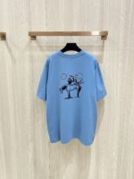 Gucci（グッチ） コピー 刺繍フロッキーアルファベット柄半袖 激安販売