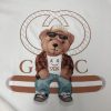 春夏最新グッチ コピー ペアタイプ熊ちゃん半袖Tシャツ