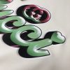 アイキャッチグッチ偽物 ペアタイプアルファベットプリント半袖Tシャツ