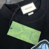 入手困難 グッチ 業界最高い品質 偽物 ファッション カップルタイプロゴプリントカジュアル半袖Tシャツ