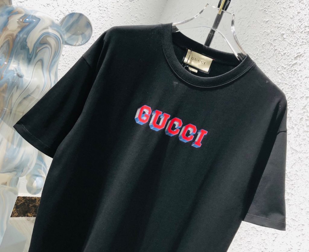 GUCCI (グッチ)  コピー 春夏最新プリントロゴカジュアル半袖  通販