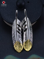 Kenzo Kikuchi(ケンキクチ) 菊地健 スーパーコピー フェザーペンダント925純銀男女ペンダントネックレスアクセサリー