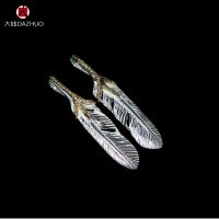Kenzo Kikuchi(ケンキクチ) 菊地健 n級品、 小サイズ鷹の爪羽根ペンダント925純銀男女手作りシルバーアクセサリー