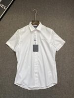 激安販売 スーパーコピー 柔らかくて快適lvメンズビジネスカジュアル半袖シャツ
