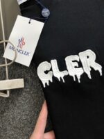 人気新作モンクレール n級品 刺しゅうグラフィティカジュアル半袖Tシャツ
