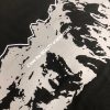 モンクレール 偽物 快適で通気性が良いアルファベットプリントカジュアルTシャツ