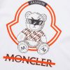 モンクレール コピー 熊ちゃんプリント ファッション カジュアル半袖