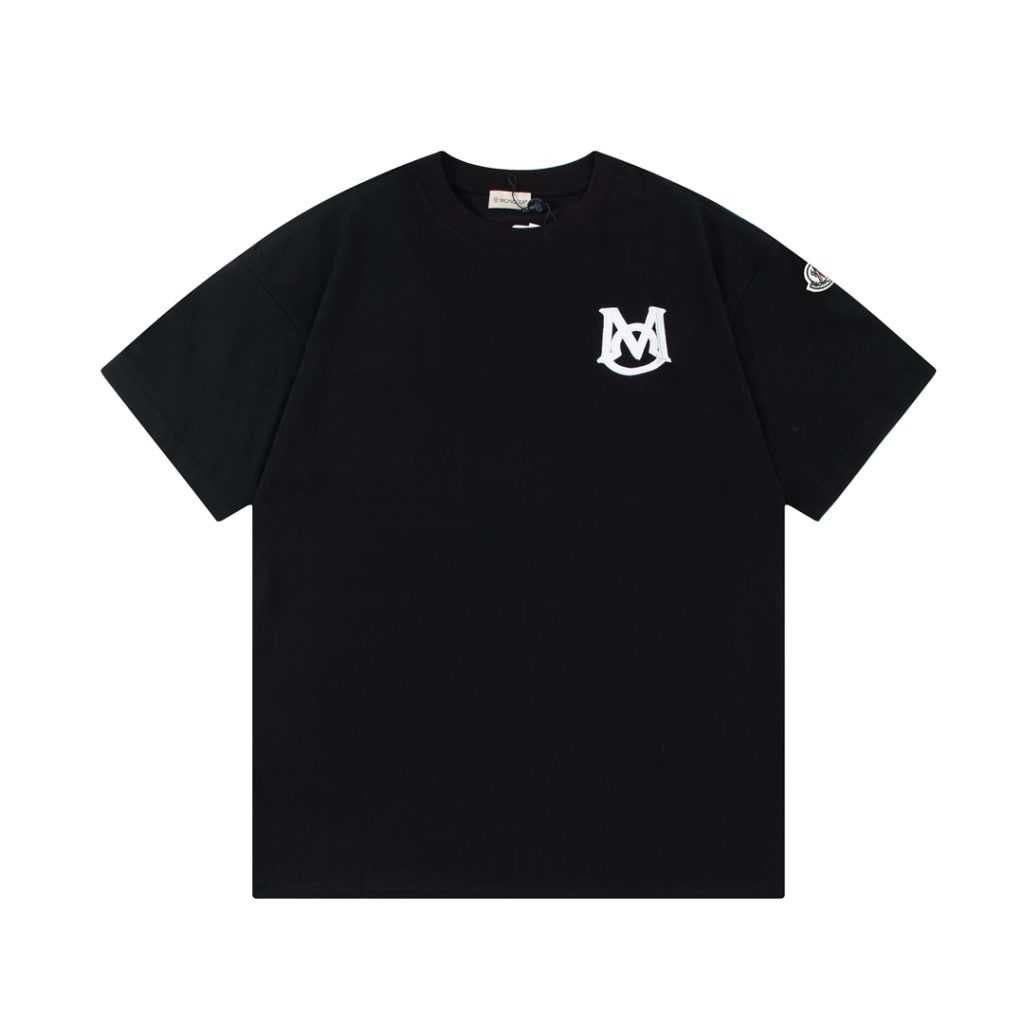 激安通販 入手困難 モンクレール n級品 アルファベット刺繍カジュアル半袖Tシャツ