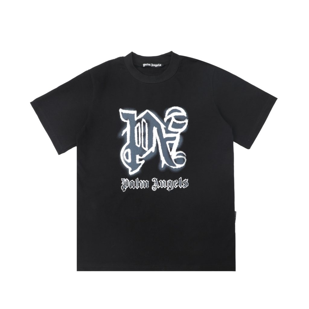 PalmAngels （パームエンジェルス） n級品 パームエンジェルアルファベットプリントTシャツ 激安通販