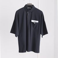 PalmAngels （パームエンジェルス）偽物 ポケット刺繍アルファベットLogo 半袖ポロシャツ