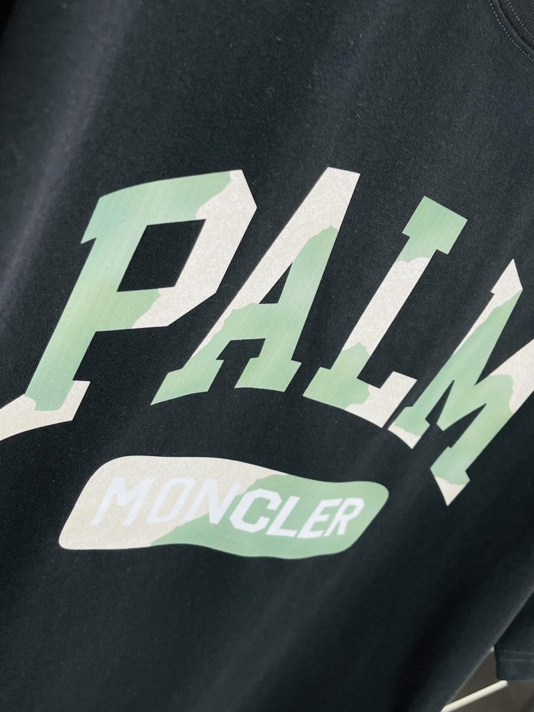 PalmAngels （パームエンジェルス）芸能人 スーパーコピー 超素晴らしい品質アルファベットプリントカジュアル半袖Tシャツ
