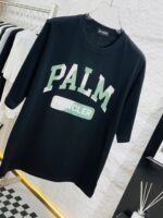 PalmAngels （パームエンジェルス）芸能人 スーパーコピー 超素晴らしい品質アルファベットプリントカジュアル半袖Tシャツ