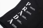 PRADA(プラダ ) 芸能人入手困難 コピー純綿柔らかいアルファベットロゴプリントオシャレカジュアルTシャツ