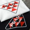 PRADA(プラダ) 夏の新作 コピー オシャレカジュアル半袖Tシャツ男女同タイプ