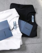 PRADA(プラダ) 入手困難 コピー 定番ベーシックタイプカジュアル半袖Tシャツ
