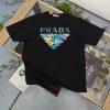 PRADA(プラダ) 激安販売 コピー ファッション ドット柄ロゴプリントTシャツ
