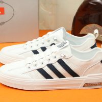 2024人気新作 プラダ コピー 通気性の良いメッシュ羊革裏地ボーダーカジュアルスポーツシューズ