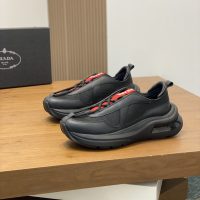 激安通販 プラダ 業界最高い品質 入手困難 コピー メンズレザーカジュアル通気性の良いスニーカー
