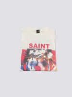 Saint Michael（セントマ イケル）スーパーコピー アメリカンピエロプリントオシャレカジュアルTシャツ