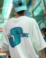 STUSSY(ステューシー) スーパーコピー おもしろアルファベットプリント半袖Tシャツ 通販