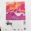 STUSSY(ステューシー) n級品 ステューシーピンクビーチ柄アルファベットロゴプリントカジュアルカップルゆったり半袖Tシャツ 通販