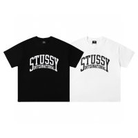 STUSSY(ステューシー） スーパーコピー 超快適アルファベットプリントラウンドネック半袖Tシャツ